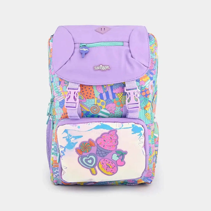 Sweets Backpack Buy Original Purple Sweets Foldover Backpack Online – Blinky Co